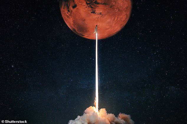 NASA memperkirakan akan memakan waktu sekitar 500 hari bagi manusia untuk mencapai Planet Merah, tetapi para insinyur Kanada mengatakan sistem berbasis laser dapat memotong perjalanan itu menjadi hanya 45 hari.  kesan artis