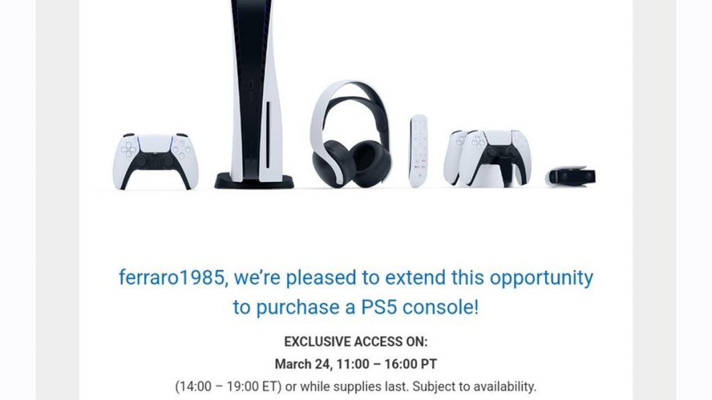 24 Maret, PS5, restock PlayStation Direct