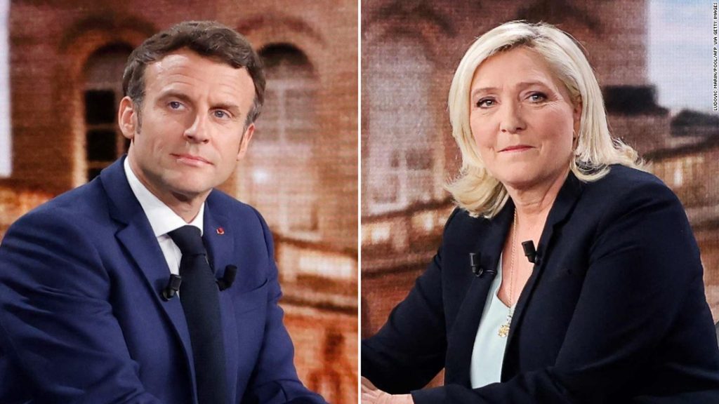 Macron bersaing dengan Le Pen dalam debat TV yang berapi-api