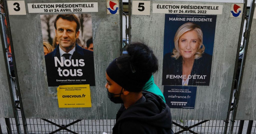 Harapan menunjukkan bahwa Macron dan Le Pen akan memimpin pemilihan ulang Prancis