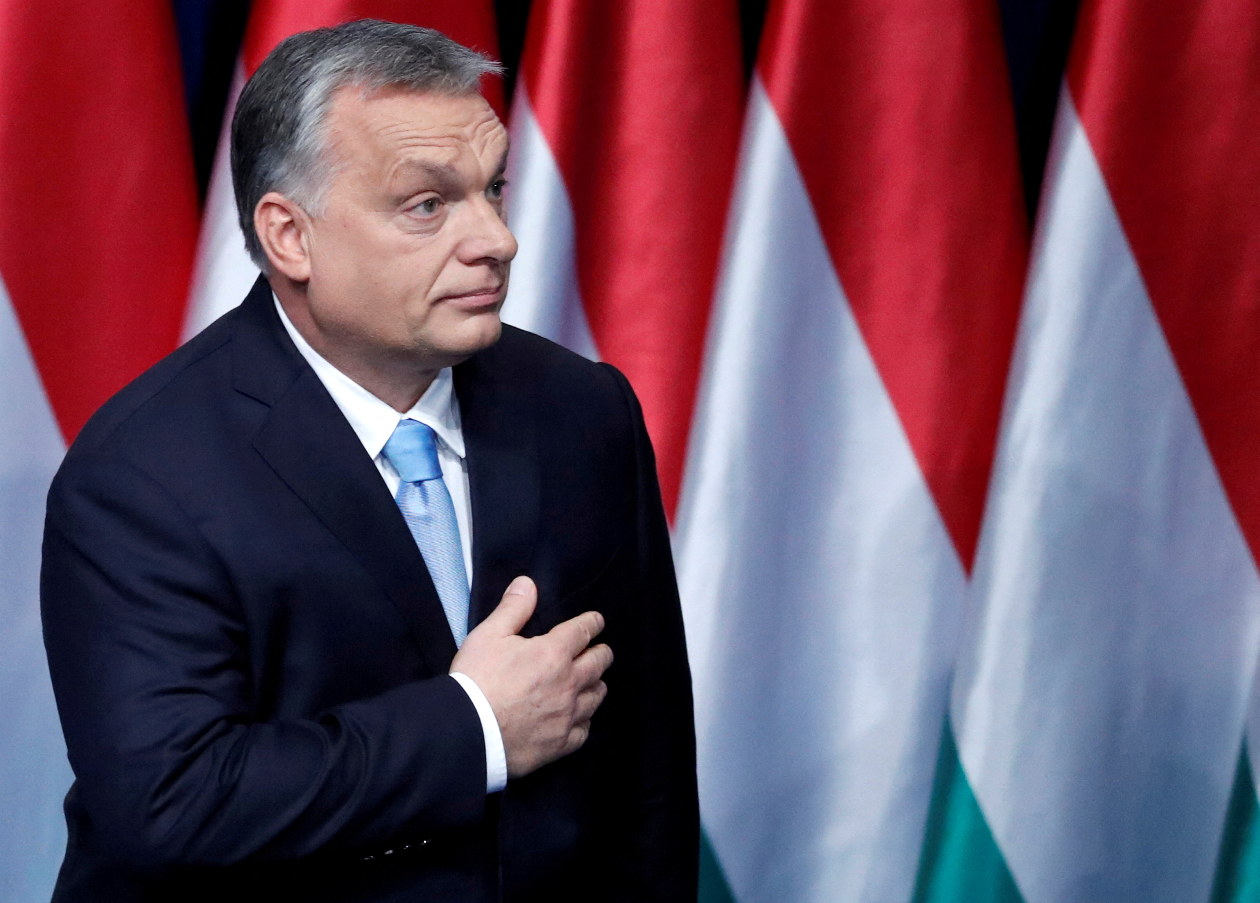 Perdana Menteri Hongaria Orban menyampaikan pidato kenegaraan tahunannya