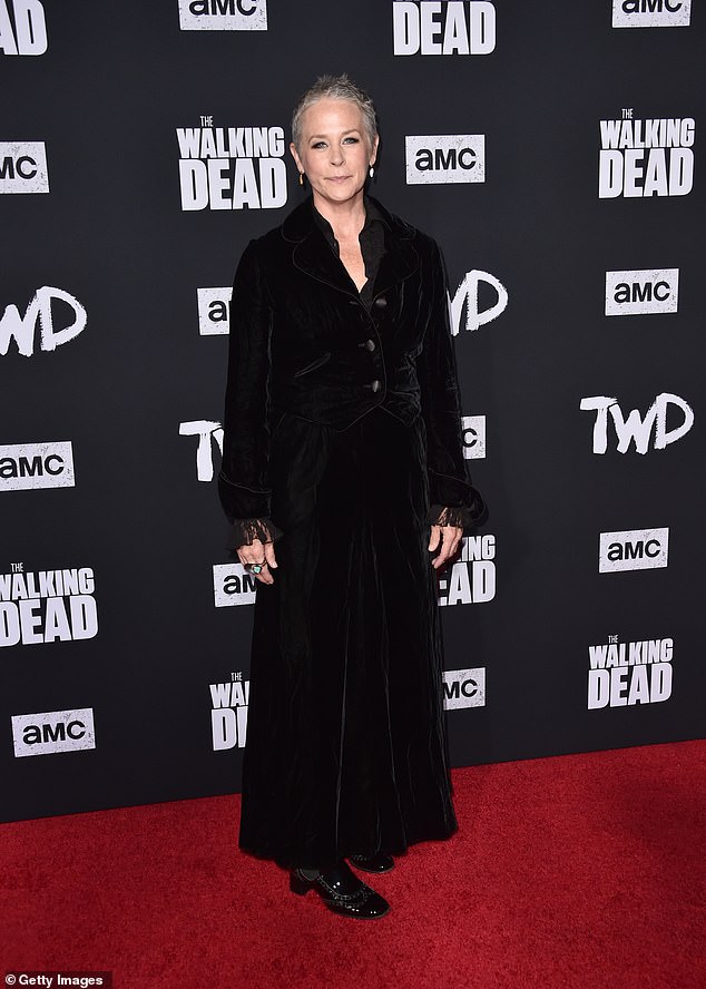 It's out: The Walking Dead Melissa McBride, 56, tidak lagi berurusan dengan Norman Reedus dalam spin-off mendatang, TVLine melaporkan Rabu;  Terlihat pada tahun 2019 di Hollywood