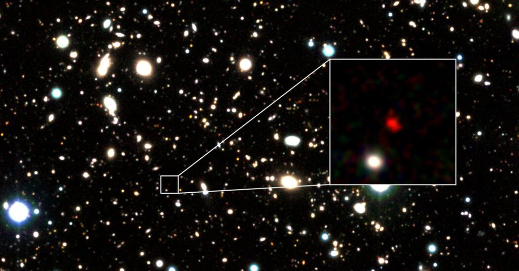 Para astronom telah menemukan apa yang bisa menjadi galaksi terjauh