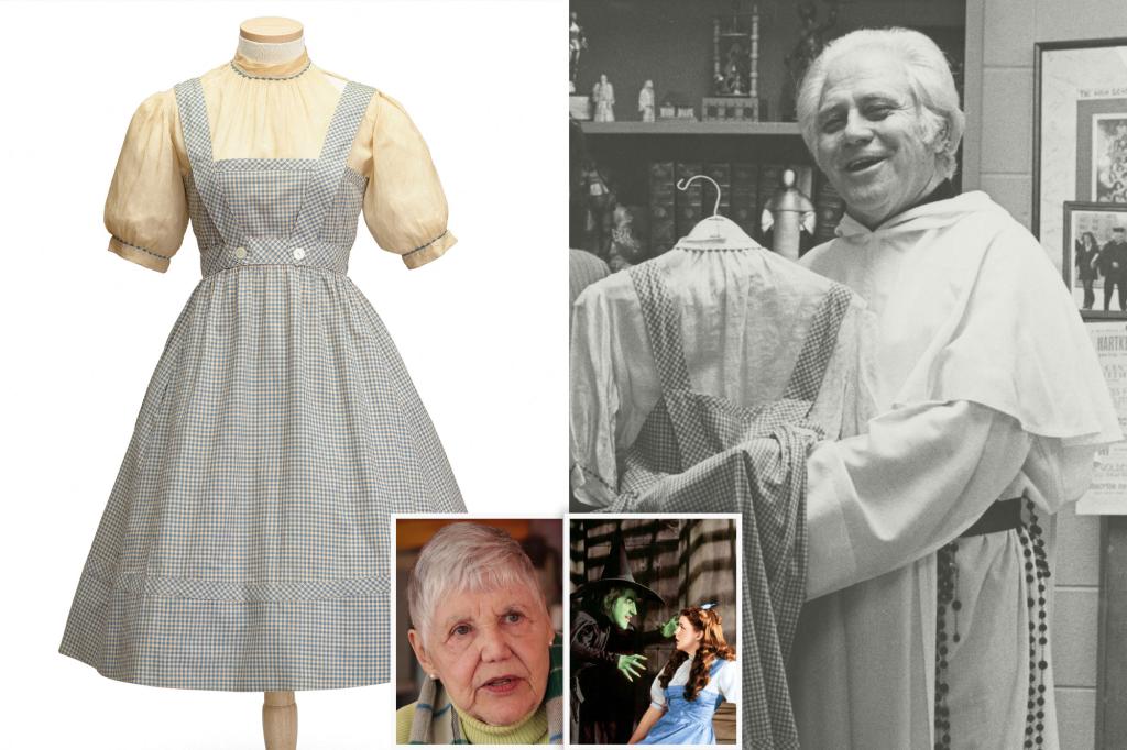 Pertempuran membayangi dengan gaun 'Wizard of Oz' senilai lebih dari $ 1,5 juta yang ditemukan di loker penyimpanan