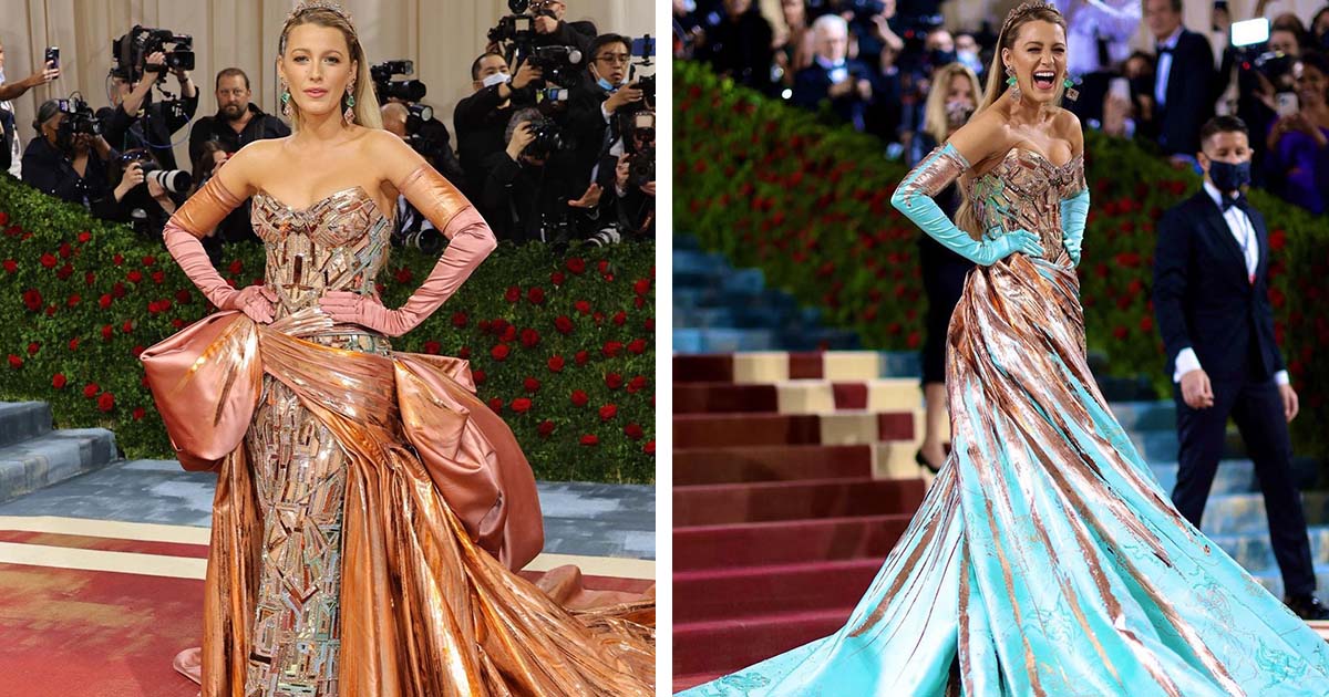 Blake Lively memulai debutnya dengan pakaian ganti yang menakjubkan di