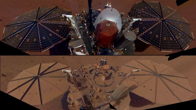 New image reveals NASA spacecraft covered in Martian dust