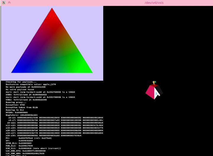 Asahi Linux merayakan segitiga pertama di Apple M1 dengan driver open source