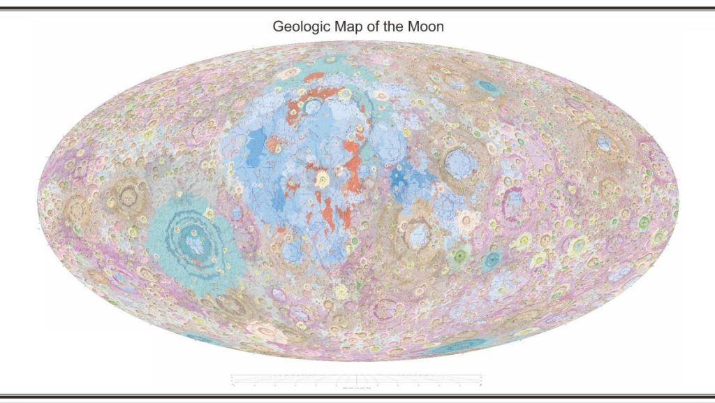 Peta bulan baru China menangkap fitur geologi bulan dengan detail yang menakjubkan