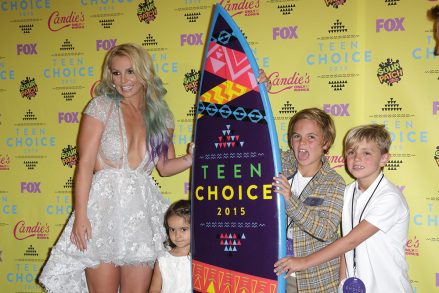 Britney Spears dengan Kids Teen Choice Awards, Ruang Pers, Los Angeles, AS - 16 Agustus 2015