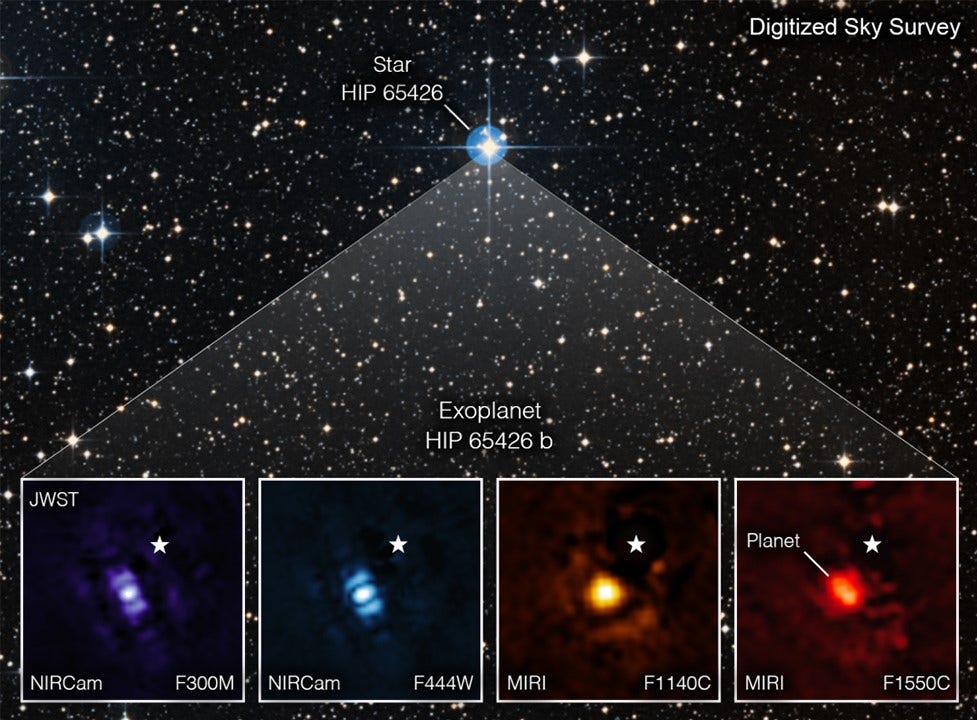James Webb dari NASA merilis gambar langsung pertama dari sebuah planet di luar tata surya kita