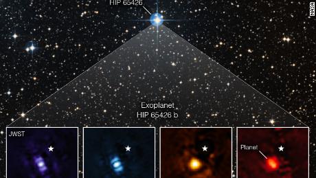 Teleskop Webb mengambil gambar langsung pertama dari sebuah planet ekstrasurya