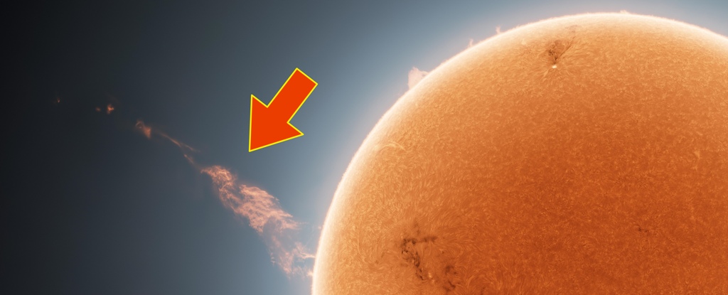 Gambar menghantui menangkap gumpalan sejuta mil dari matahari: ScienceAlert