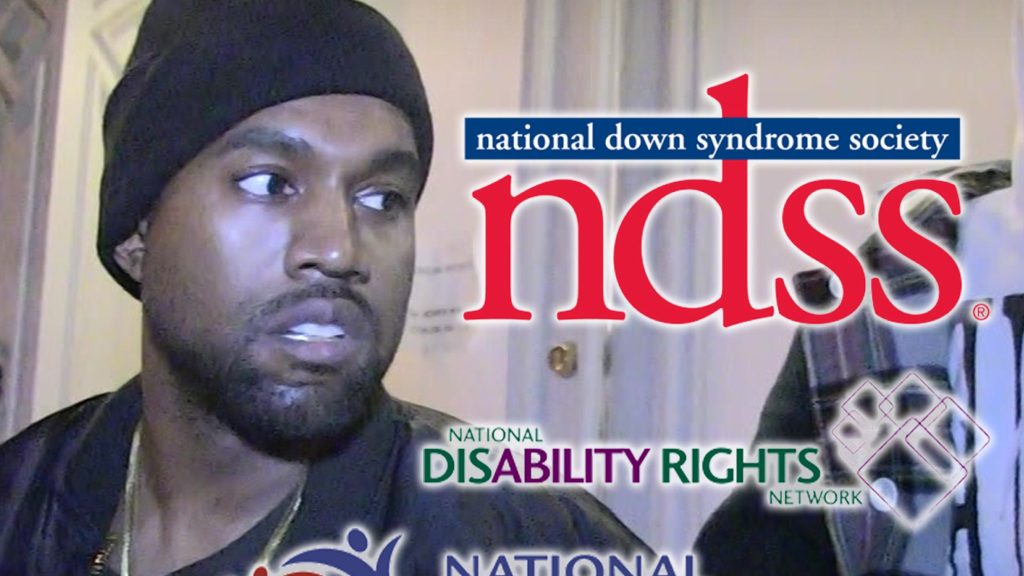 Kanye West dihukum karena menggunakan R-Word By Down Syndrome, organisasi disabilitas