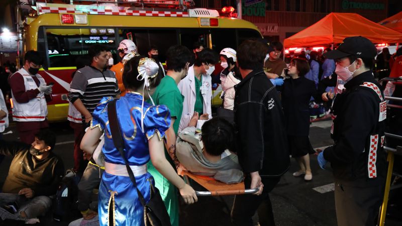 Pembaruan Langsung: Setidaknya 151 tewas dalam insiden Halloween di Seoul