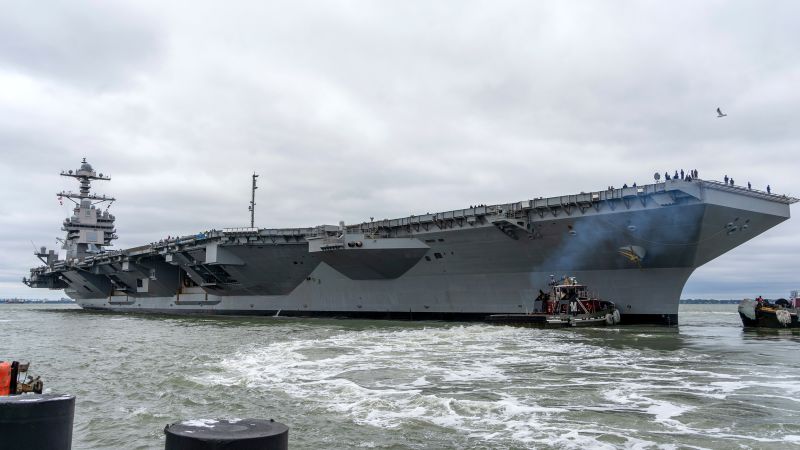 USS Gerald Ford: Kapal induk terbaru dan tercanggih Angkatan Laut AS dikerahkan untuk pertama kalinya