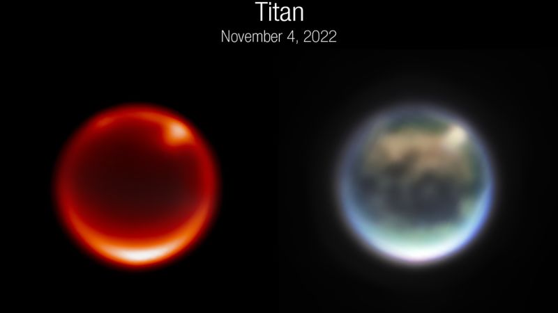Teleskop Webb memata-matai awan di bawah kabut Titan, bulan Saturnus